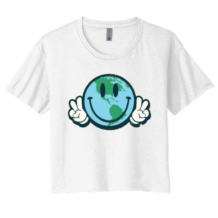 Earth Day Women's Crop Top Tee