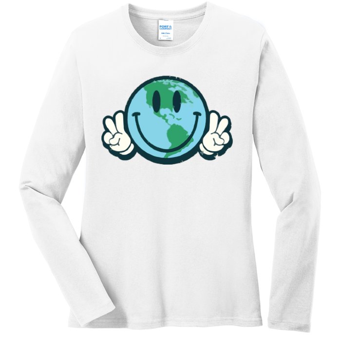 Earth Day Ladies Long Sleeve Shirt