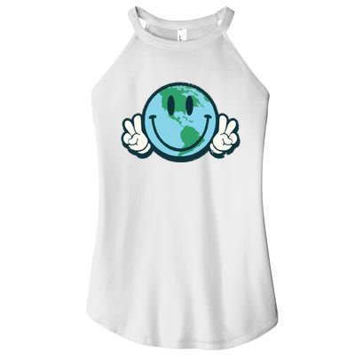 Earth Day Women's Perfect Tri Rocker Tank