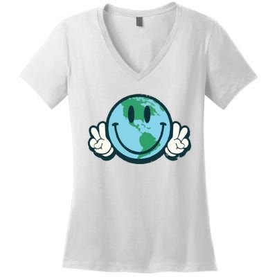 Earth Day Women's V-Neck T-Shirt