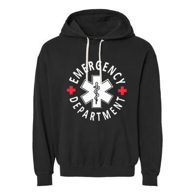 Emergency Department Garment-Dyed Fleece Hoodie