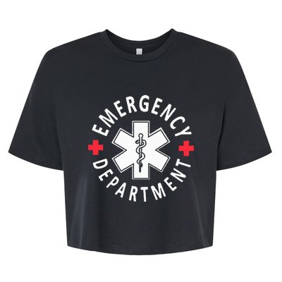 Emergency Department Bella+Canvas Jersey Crop Tee