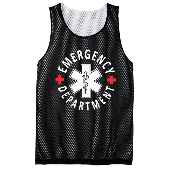 Emergency Department Mesh Reversible Basketball Jersey Tank