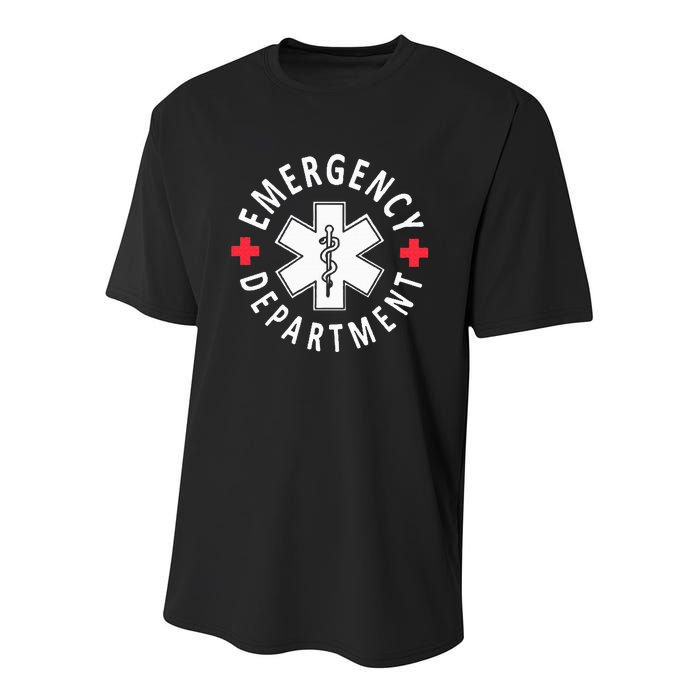 Emergency Department Youth Performance Sprint T-Shirt