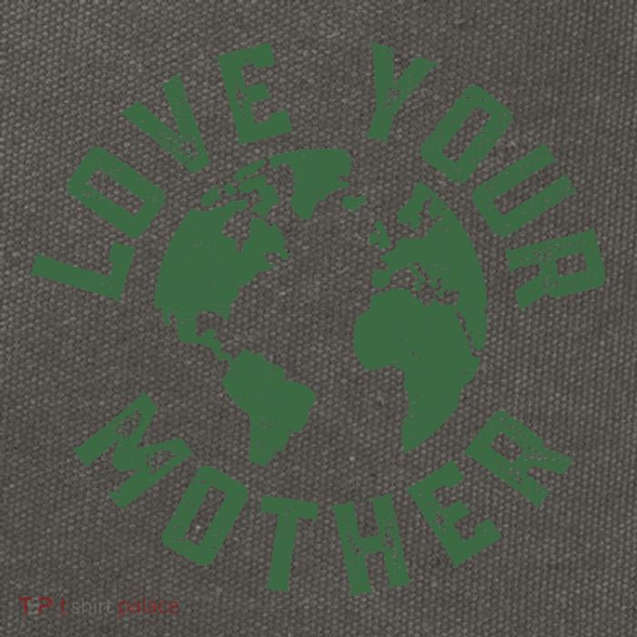 Earth Day Every Day Love Your Mother Planet Environmentalist Cotton Canvas Backpack