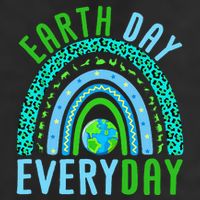 Earth Day Everyday Rainbow Design Earth Day Adult Drive Performance Visor