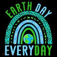 Earth Day Everyday Rainbow Design Earth Day 16 in Basic Backpack