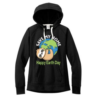 Earth Day Environtalists Cute Sloth Nature Lover Gift Women's Fleece Hoodie