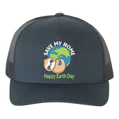 Earth Day Environtalists Cute Sloth Nature Lover Gift Yupoong Adult 5-Panel Trucker Hat