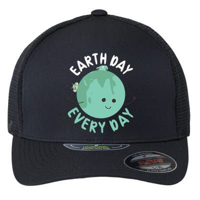 Earth Day Every Day Gift Nature Conservation Cool Gift Flexfit Unipanel Trucker Cap