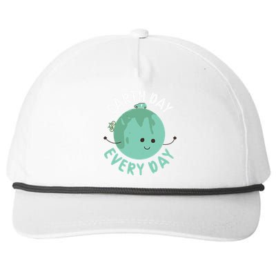 Earth Day Every Day Gift Nature Conservation Cool Gift Snapback Five-Panel Rope Hat