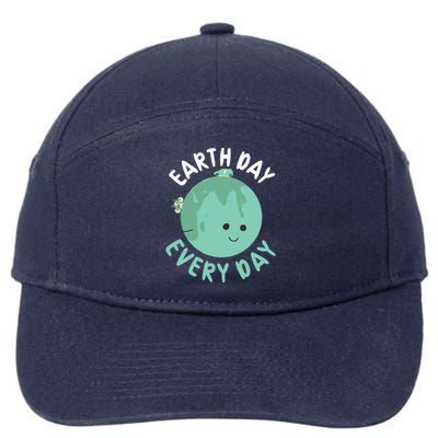 Earth Day Every Day Gift Nature Conservation Cool Gift 7-Panel Snapback Hat