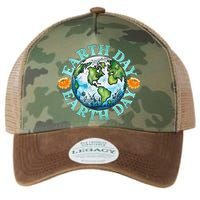 Earth Day Every Day Rainbow Globe Save The Planet Legacy Tie Dye Trucker Hat