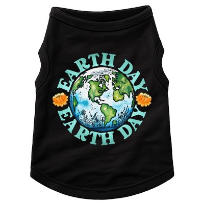 Earth Day Every Day Rainbow Globe Save The Planet Doggie Tank