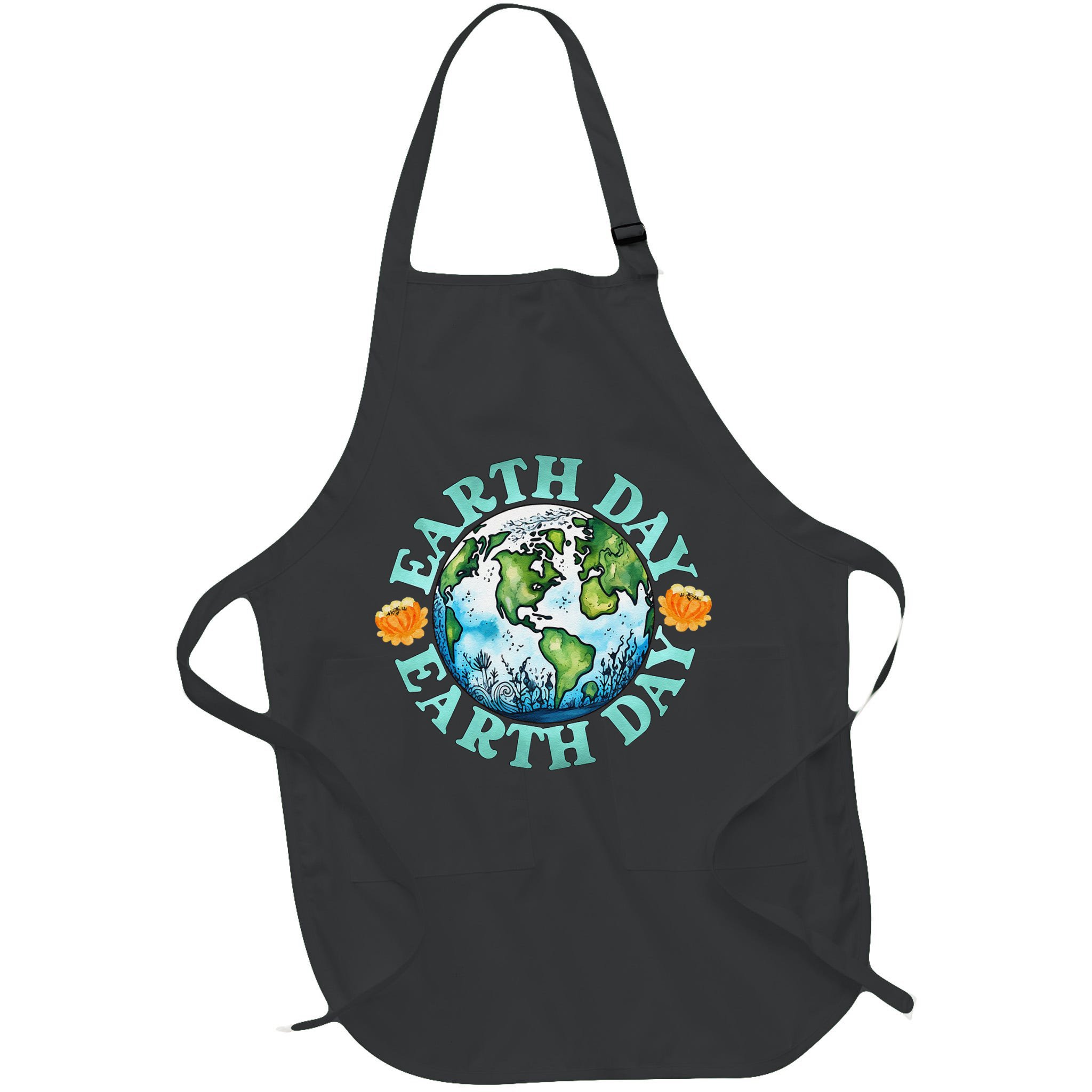 Earth Day Every Day Rainbow Globe Save The Planet Apron
