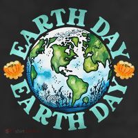 Earth Day Every Day Rainbow Globe Save The Planet Adult Drive Performance Visor