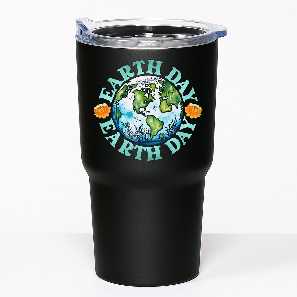 Earth Day Every Day Rainbow Globe Save The Planet Tumbler