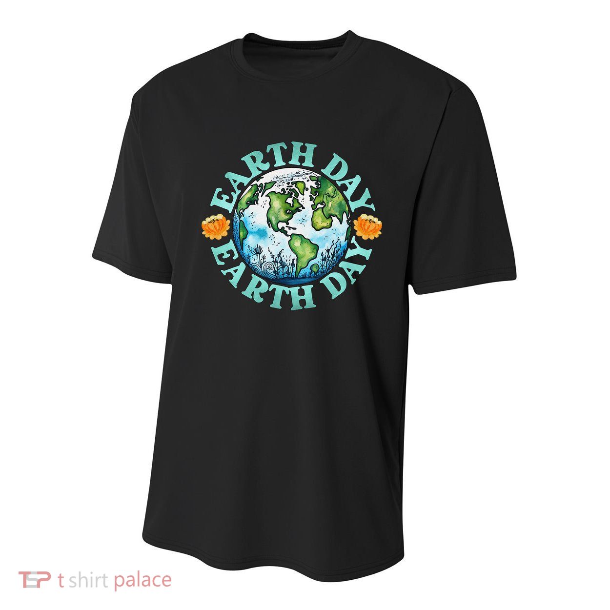 Earth Day Every Day Rainbow Globe Save The Planet Youth Performance Sprint T-Shirt