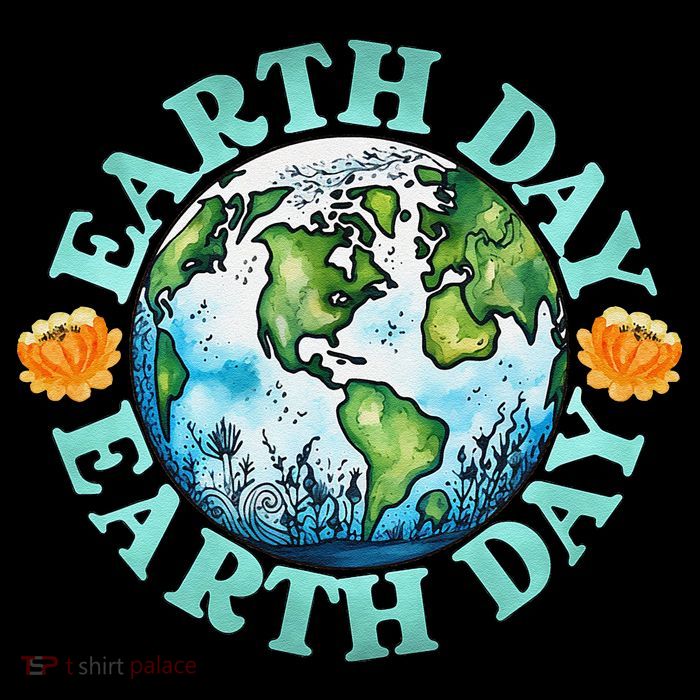 Earth Day Every Day Rainbow Globe Save The Planet Premium T-Shirt
