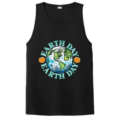 Earth Day Every Day Rainbow Globe Save The Planet PosiCharge Competitor Tank