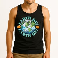 Earth Day Every Day Rainbow Globe Save The Planet Tank Top