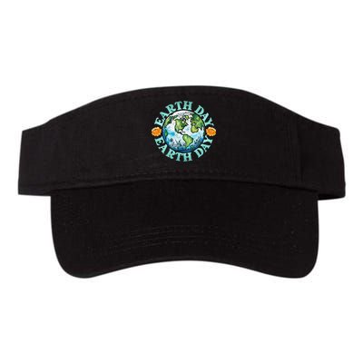 Earth Day Every Day Rainbow Globe Save The Planet Visor