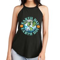 Earth Day Every Day Rainbow Globe Save The Planet Women's Perfect Tri Rocker Tank