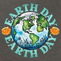 Earth Day Every Day Rainbow Globe Save The Planet Cotton Canvas Backpack