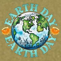 Earth Day Every Day Rainbow Globe Save The Planet Garment-Dyed Women's Muscle Tee