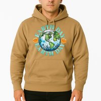 Earth Day Every Day Rainbow Globe Save The Planet Hoodie