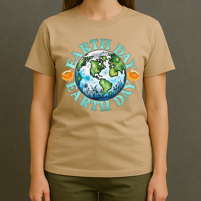 Earth Day Every Day Rainbow Globe Save The Planet T-Shirt