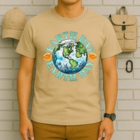 Earth Day Every Day Rainbow Globe Save The Planet T-Shirt