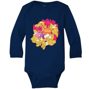 Eldest Duo Baby Long Sleeve Bodysuit