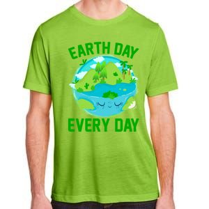 Earth Day Everyday Rainbow There Is No Planet B Meaningful Gift Adult ChromaSoft Performance T-Shirt