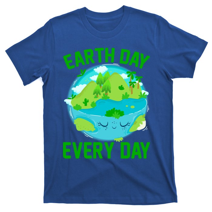 Earth Day Everyday Rainbow There Is No Planet B Meaningful Gift T-Shirt