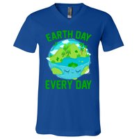 Earth Day Everyday Rainbow There Is No Planet B Meaningful Gift V-Neck T-Shirt