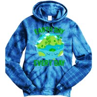 Earth Day Everyday Rainbow There Is No Planet B Meaningful Gift Tie Dye Hoodie