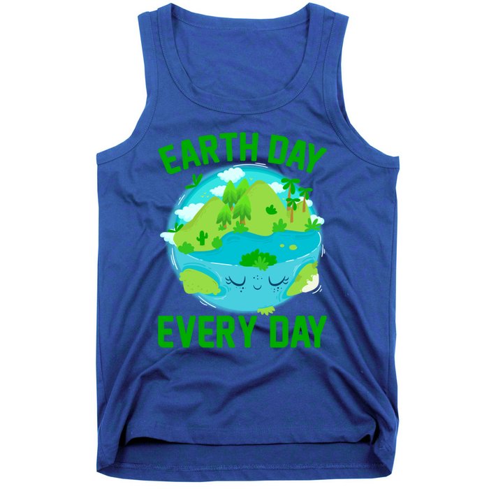 Earth Day Everyday Rainbow There Is No Planet B Meaningful Gift Tank Top