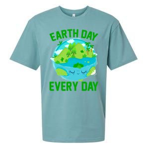 Earth Day Everyday Rainbow There Is No Planet B Meaningful Gift Sueded Cloud Jersey T-Shirt