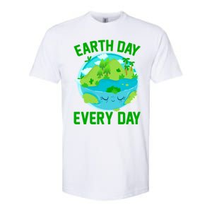 Earth Day Everyday Rainbow There Is No Planet B Meaningful Gift Softstyle CVC T-Shirt