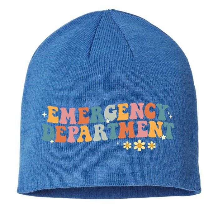 Emergency Departt Emergency Nurse Healthcare Nursing Great Gift Sustainable Beanie