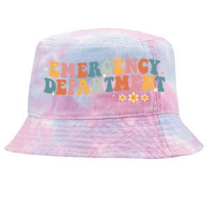 Emergency Departt Emergency Nurse Healthcare Nursing Great Gift Tie-Dyed Bucket Hat