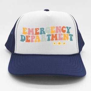 Emergency Departt Emergency Nurse Healthcare Nursing Great Gift Trucker Hat