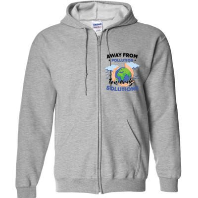 Earth Day Environtal Awareness Mother Earth Gift Full Zip Hoodie