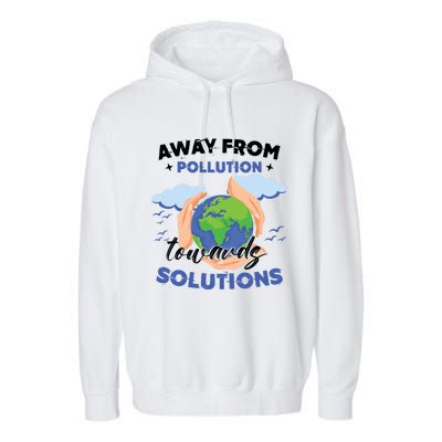 Earth Day Environtal Awareness Mother Earth Gift Garment-Dyed Fleece Hoodie