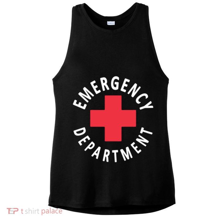 Emergency Departt Emergency Room Healthcare Nursing Nurse Gift Ladies PosiCharge Tri-Blend Wicking Tank