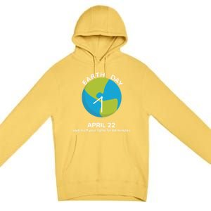 Earth Day Energy Saving Idea April 22 Earth Day Gift Premium Pullover Hoodie