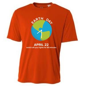 Earth Day Energy Saving Idea April 22 Earth Day Gift Cooling Performance Crew T-Shirt