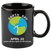 Earth Day Energy Saving Idea April 22 Earth Day Gift 11oz C Handle Ceramic Mug