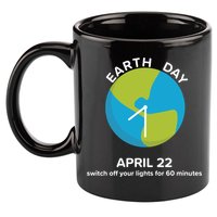 Earth Day Energy Saving Idea April 22 Earth Day Gift 11oz C Handle Ceramic Mug